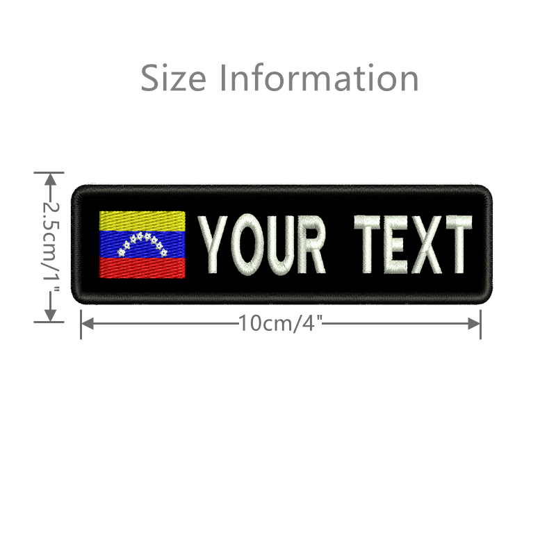 Venezuela Flag Custom Name Pat - Sewing Labels review and price