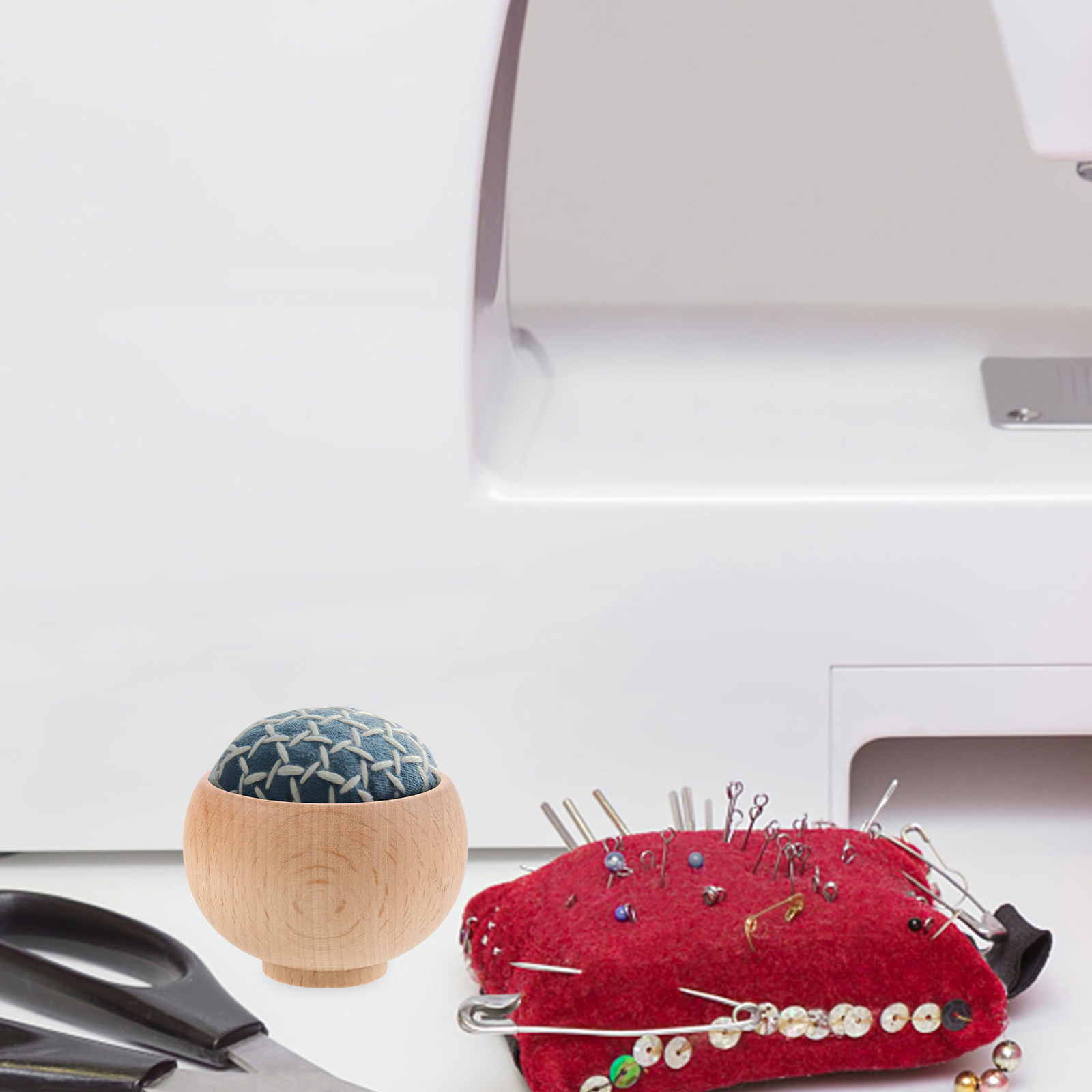 4Pcs Wooden Pin Cushion Base J - Sewing Knit review and price