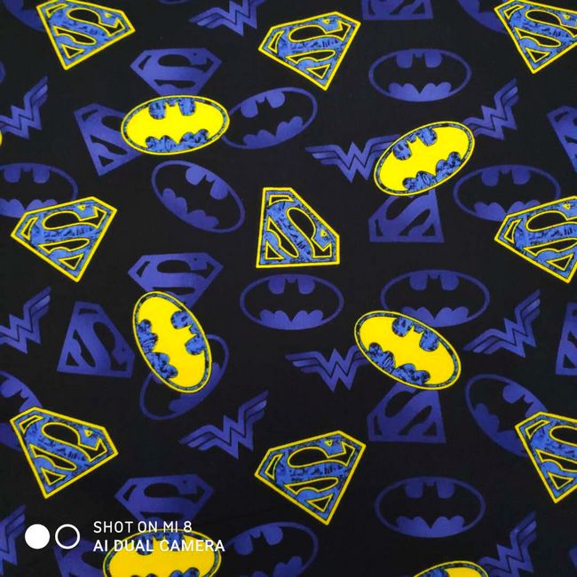 140cm Width Cartoon Batman Log - Sewing In Textile review and price