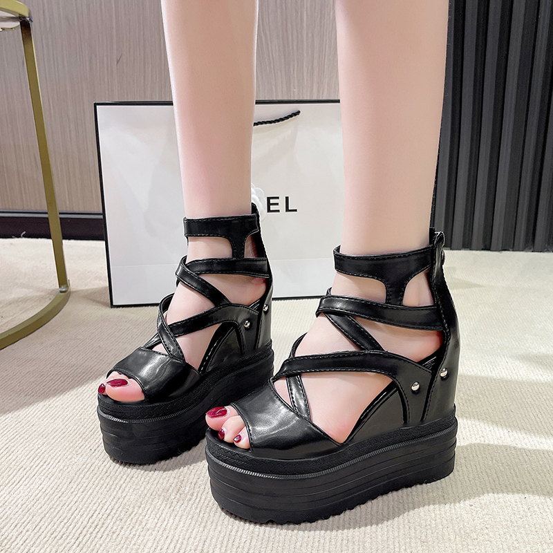 13cm Summer Women's Wedges Thi - Sewing Zipper review and price