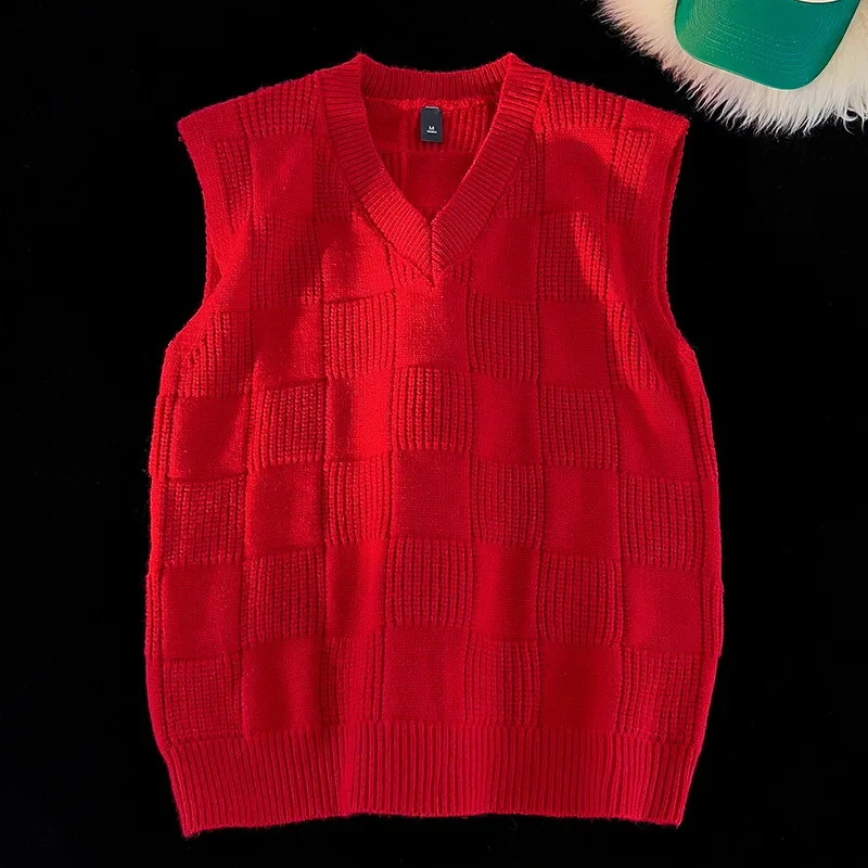 New Retro Men's Knitted Vest A - Sewing Vest review and price