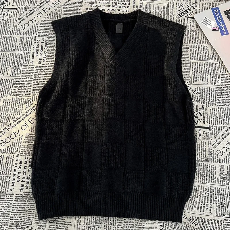 New Retro Men's Knitted Vest A - Sewing Vest review and price