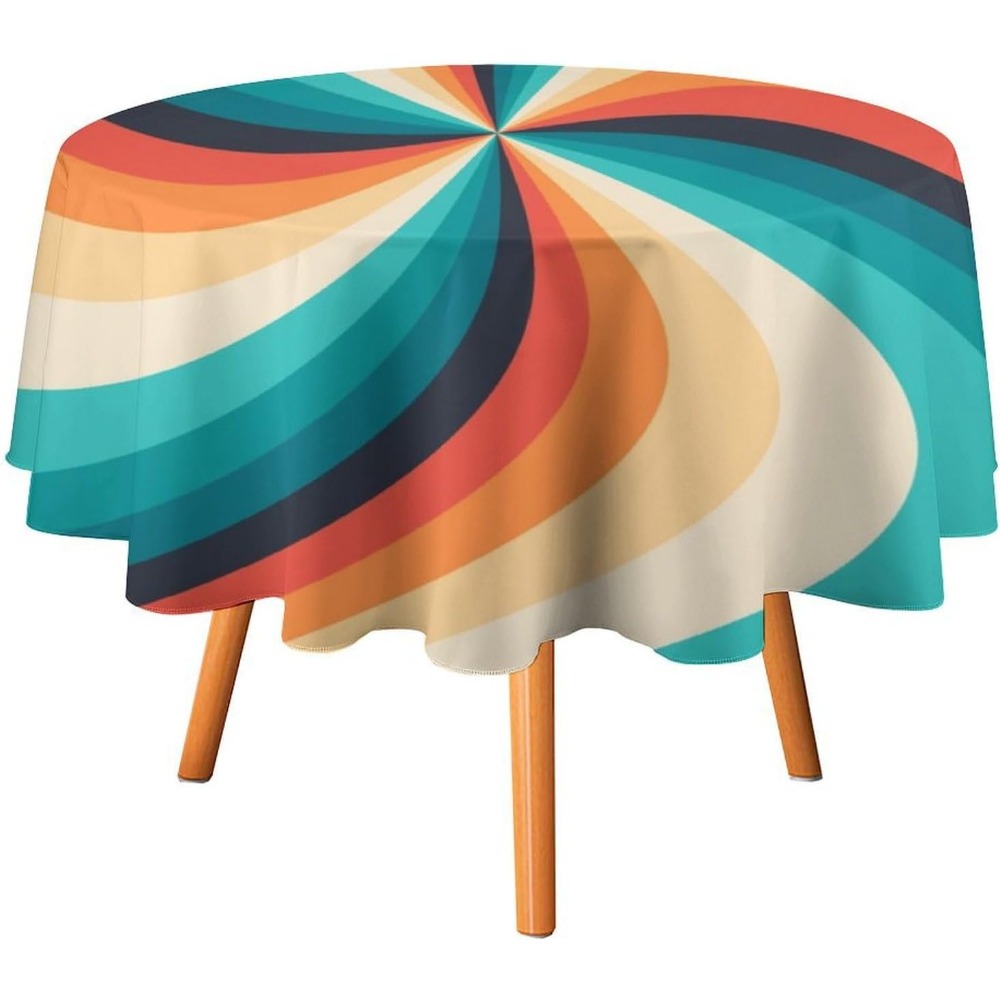 Vintage Groovy Swirl Round Tab - Century Textile & Sewing Supply Hours review and price