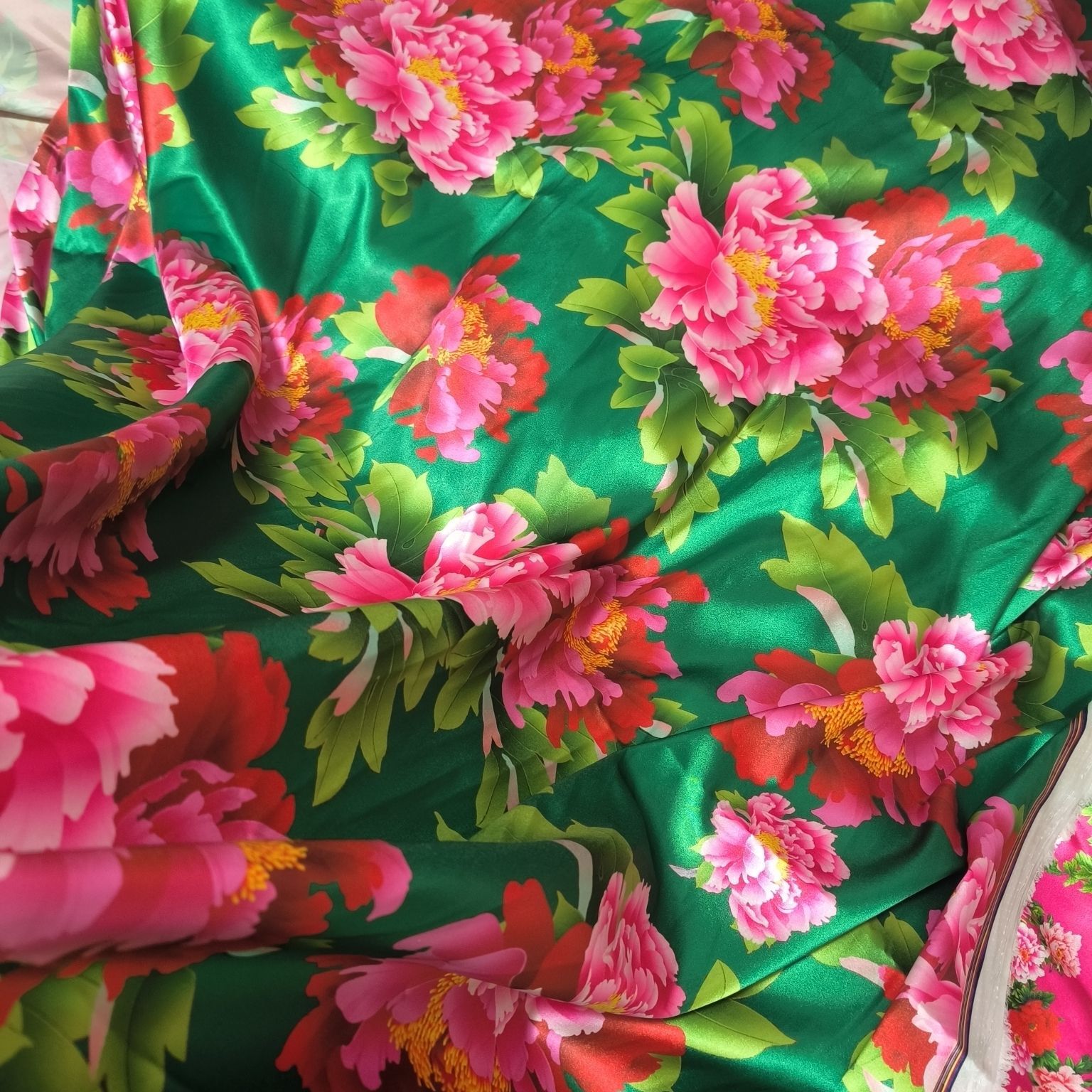 Satin Fabric Cloth without Ove - Sewing In Textile review and price
