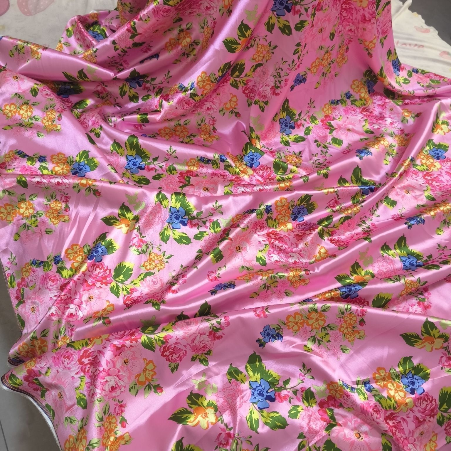 Satin Fabric Cloth without Ove - Sewing In Textile review and price