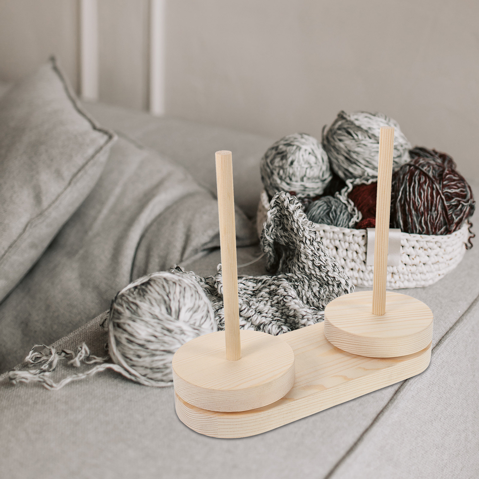 1Pcs Rotatable Wooden Thread H - Sewing Knit review and price