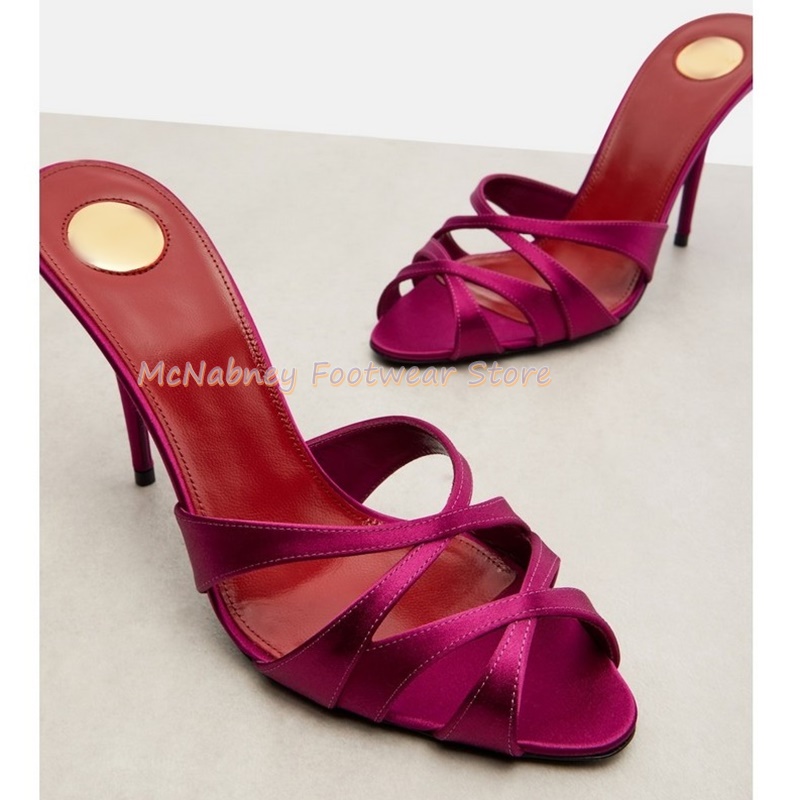 Pointed Stilettos Satin Fabric - Sewing Fabric review and price